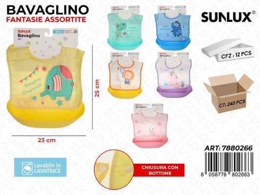 Sunlux Bavaglino c/ Bot. Ass. 23*25CM