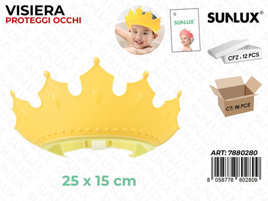 Sunlux Visiera Proteggi Occhi per Doccia 25*15CM