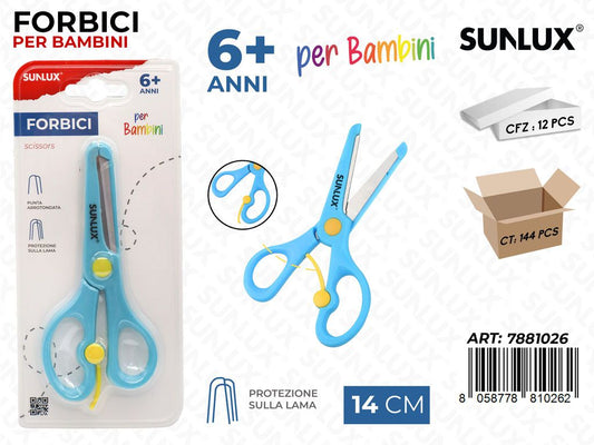 Sunlux Forbici per Bambini Cel. 14CM