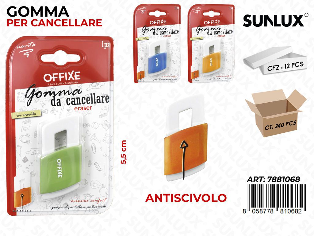 Gomma da Cancellare 5.5CM Col. Ass.
