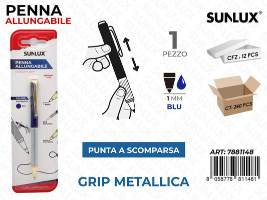 Penna Allungabile Blu 1MM