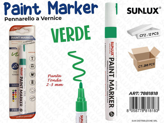 Bl. Pennarello a Vernice Verde 2-3MM