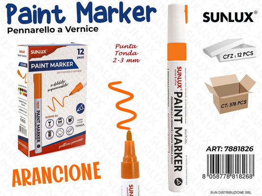 Pennarello a Vernice Arancione 2-3MM