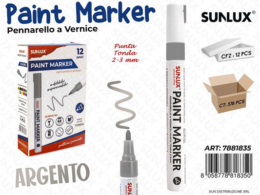 Pennarello a Vernice Argento 2-3MM