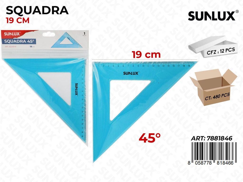 Squadra 45 Gradi 19 Cm