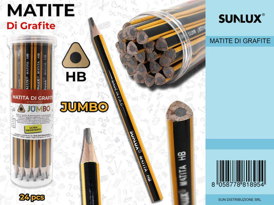 Matite di Grafite Jumbo Hb