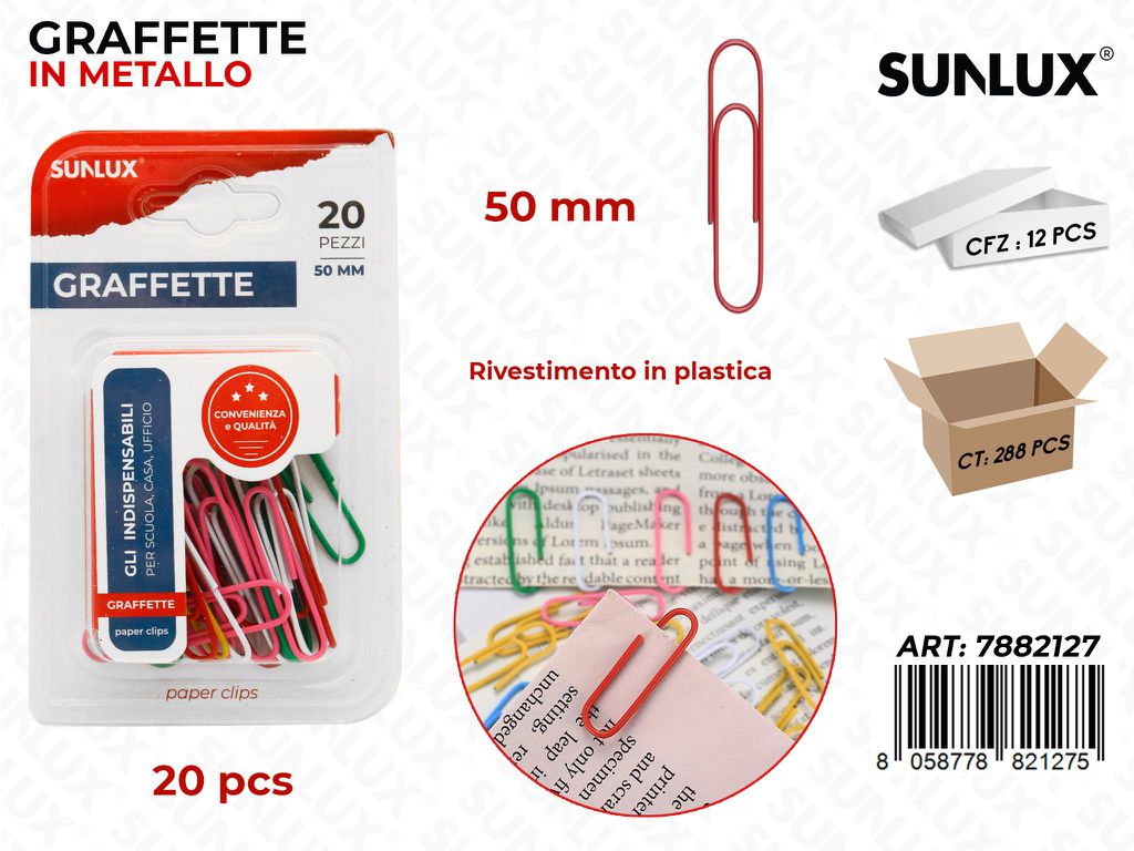 Bl. Graffette Col. Ass. 20PCS 50MM