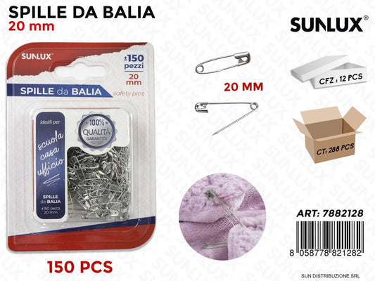 Bl. Spille da Balia Arg. 150PCS 20MM