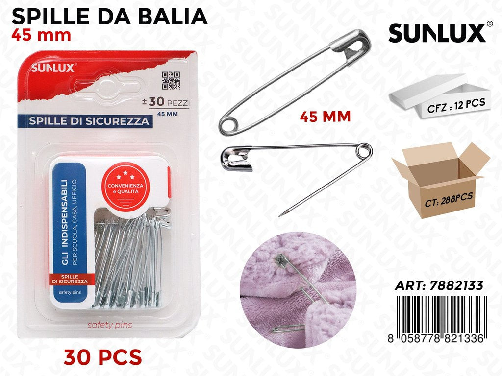 Bl. Spille da Balia Arg. 30PCS 45MM