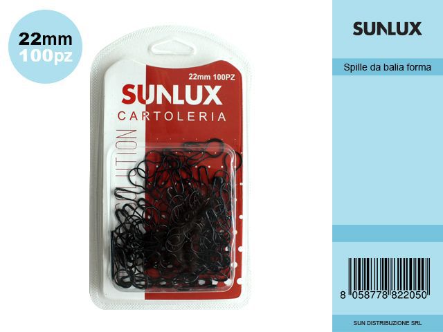 Blister 100 Pz Spille 22MM da 12