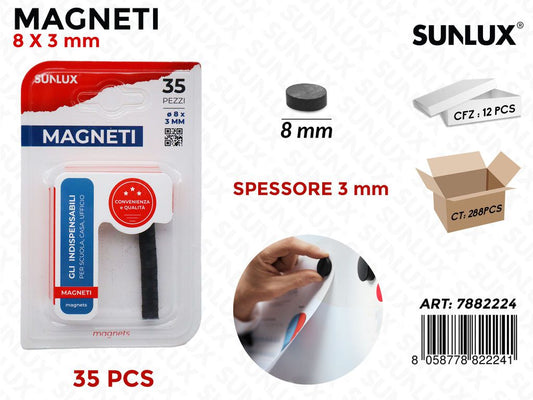 Bl. Magneti 8*3MM-35PSC