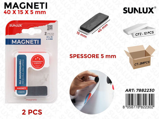 Magneti 15*40*5MM- 2PSC