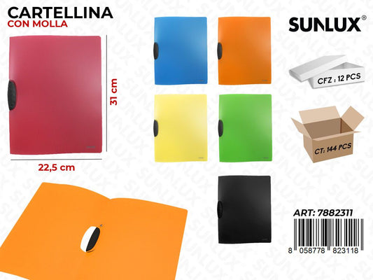 L. Colors Portadocumenti c/ Molla 22.5*31CM /Pz DA12