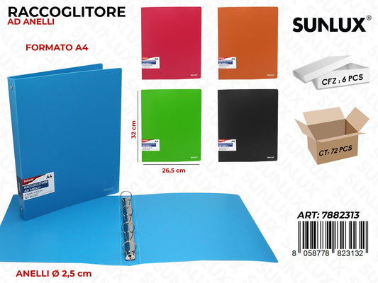 L. Colors Raccoglitore Anelli A4 26.5*32CM