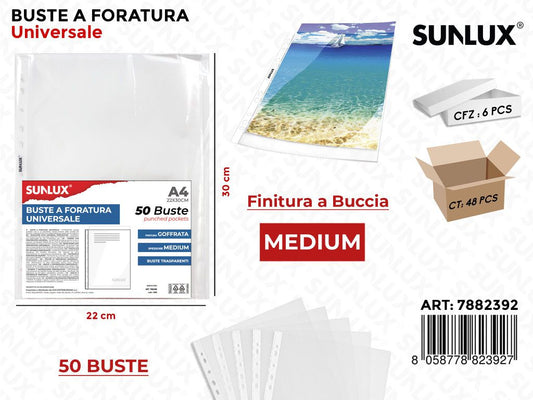 Buste a Foratura a Buccia Medium 50PC-22*30CM