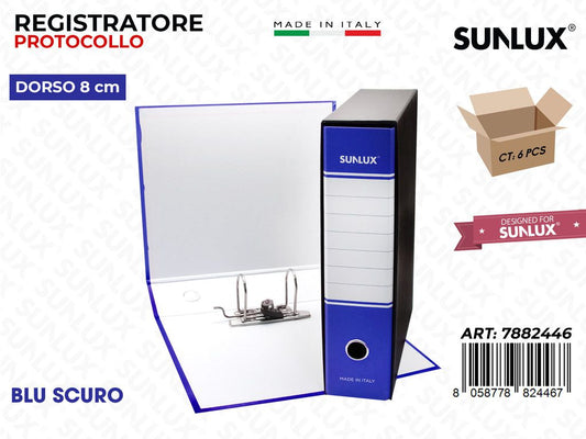 Raccoglitore D.8 Blu c/ Leva 29*34CM
