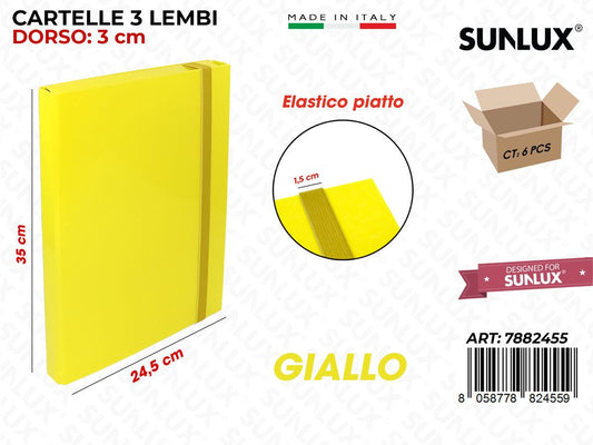 CART.3/L D3 Giallo Elast .piatto Sun