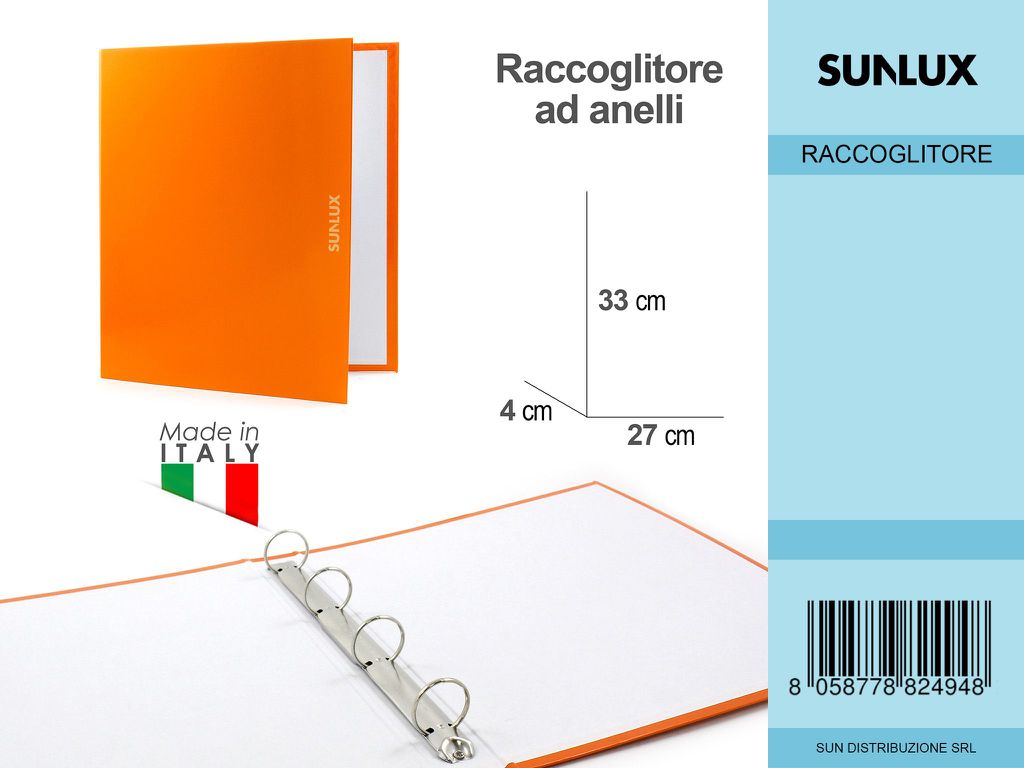 Cart. Arancio 27X33 c/4 An. da 30 Sun