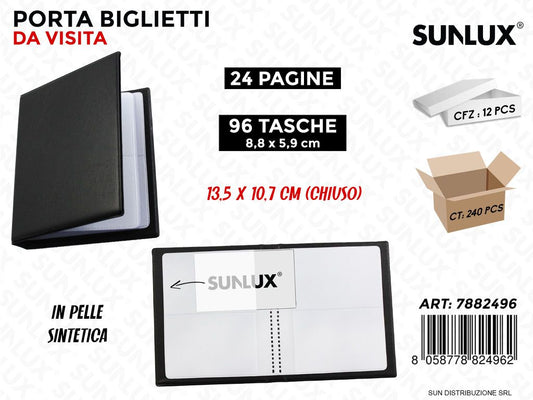 Porta Biglietti da Visita 24PAG. 96TASCHE