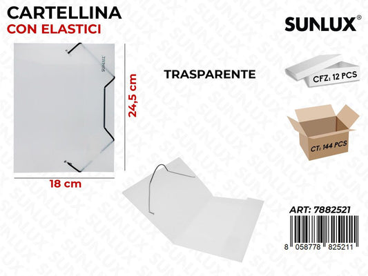 Cartelline c/Elastico A5 18*24.5CM