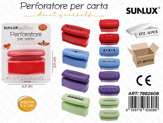 Perforatore per Carta Ass. 6.5*3.5CM