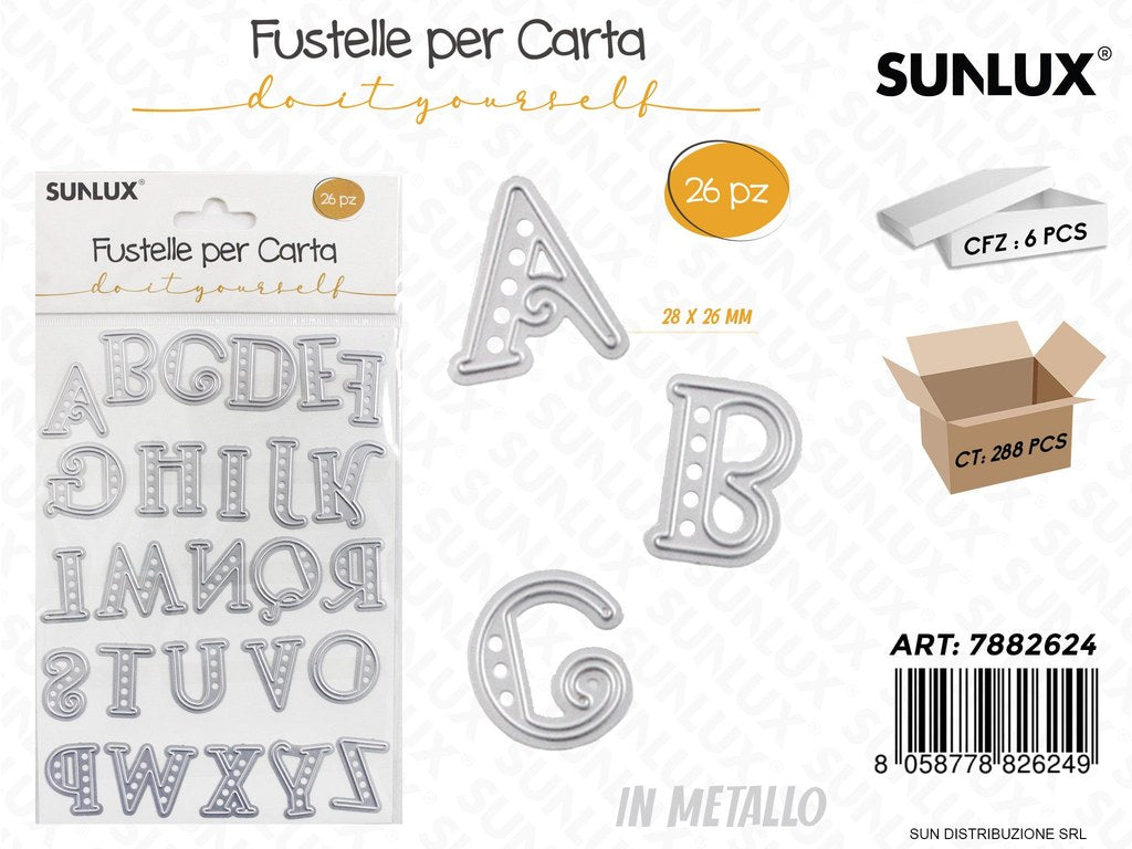 Fustelle per Carta in Metallo 26PCS - 30MM