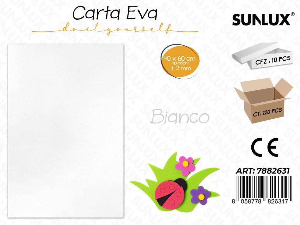 Carta Eva Bianco 40*60CM*2MM