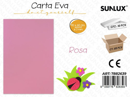 Carta Eva Rosa 40*60CM*2MM