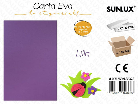 Carta Eva Lilla 40*60CM*2MM