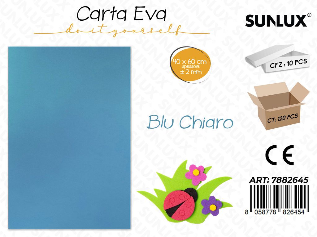 Carta Eva Blu Chiaro 40*60CM*2MM