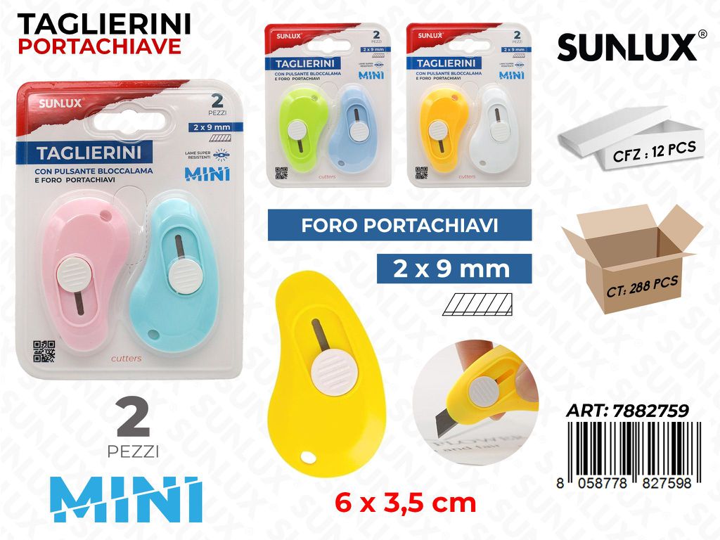 Taglierini Mini Col. Ass. 2PCS 6*3.5CM