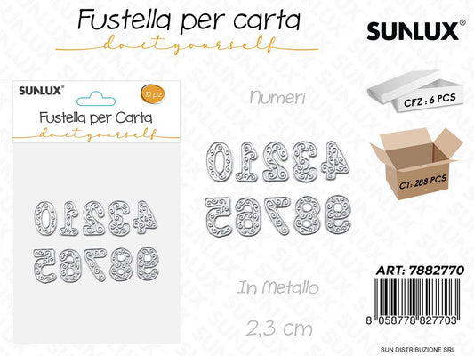 Fustelle per Carta in Metallo 10PCS 2.3CM
