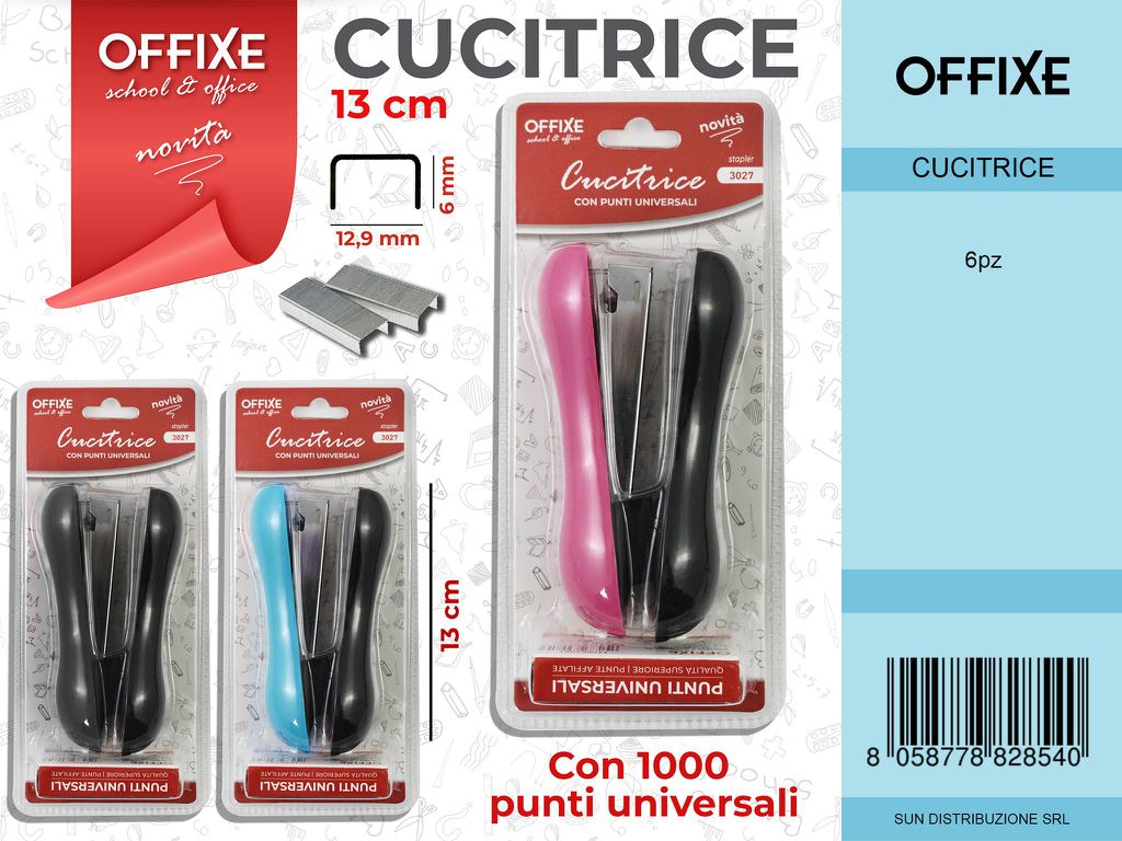 Cucitrice 13CM con Punti Universali