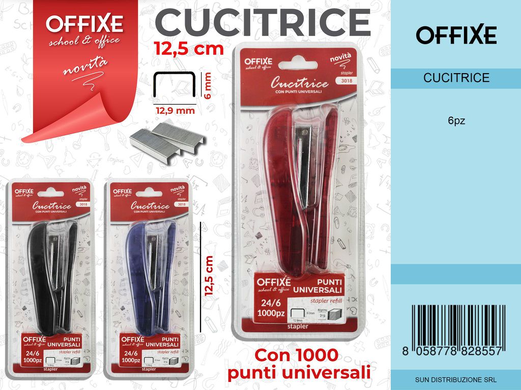 Cucitrice 12.5CM con Punti Universali