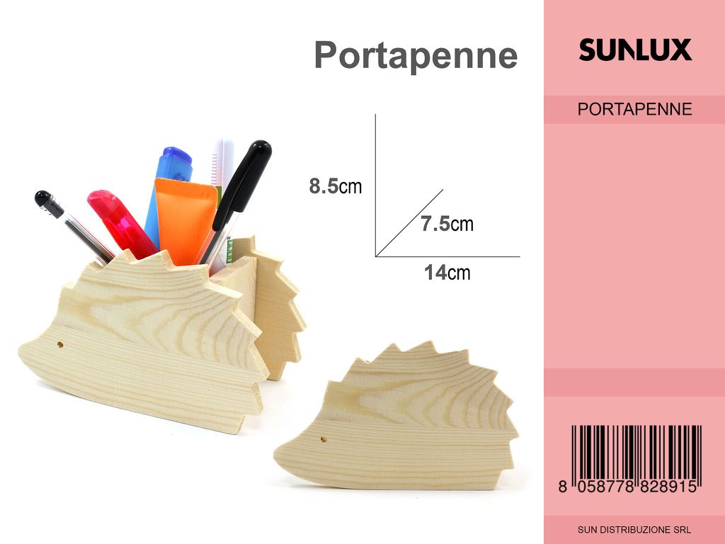 Portapenna Legno Mod.riccio