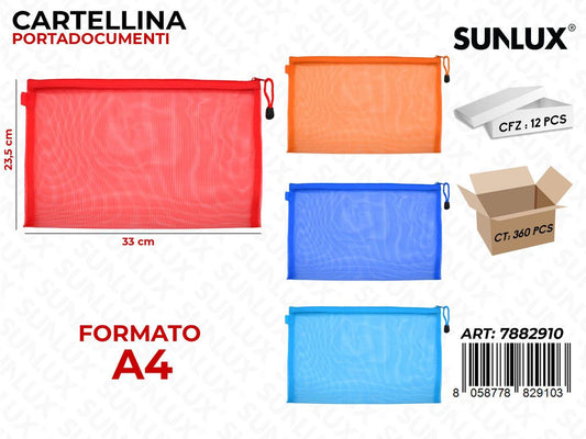 Cartelline P.documenti Ass. A4 33*23.5CM