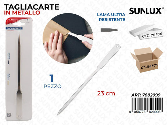 Taglia Carte in Metallo 23CM