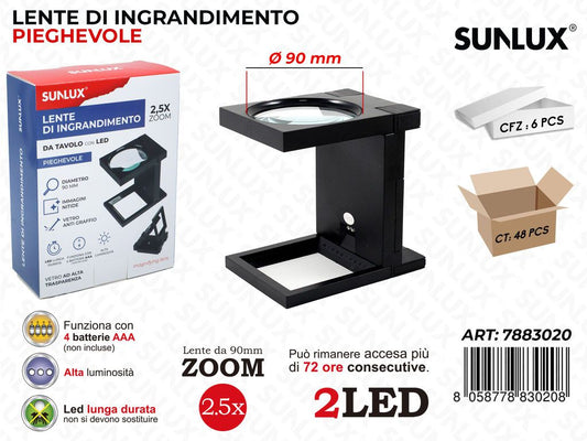 Lente di Ingrandimento MG14115-A Zoom 2.5X