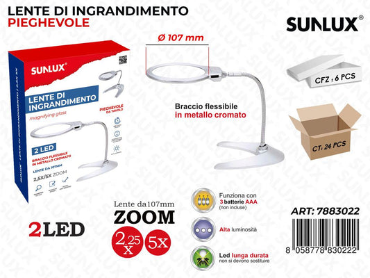 Lente di Ingrandimento Piegh. 2ZOOM 2LED