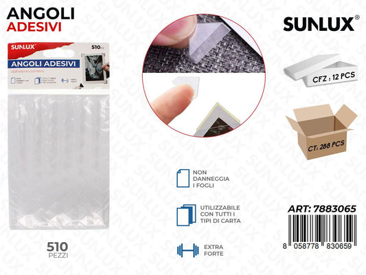 Sunlux Angoli Adv per Fotografie Trasp. 510PCS