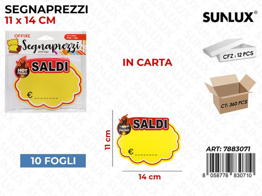 SEGNAPREZZI 11*14CM 250GR 10PCS/ PZ DA 12**