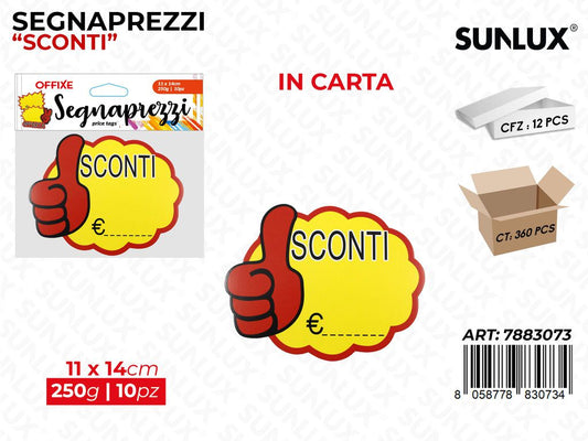 SEGNAPREZZI 11*14CM 250GR 10PCS/ PZ DA 12**