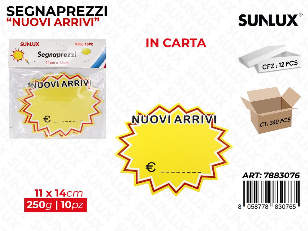 SEGNAPREZZI 11*14CM 250GR 10PCS/ PZ DA 12**
