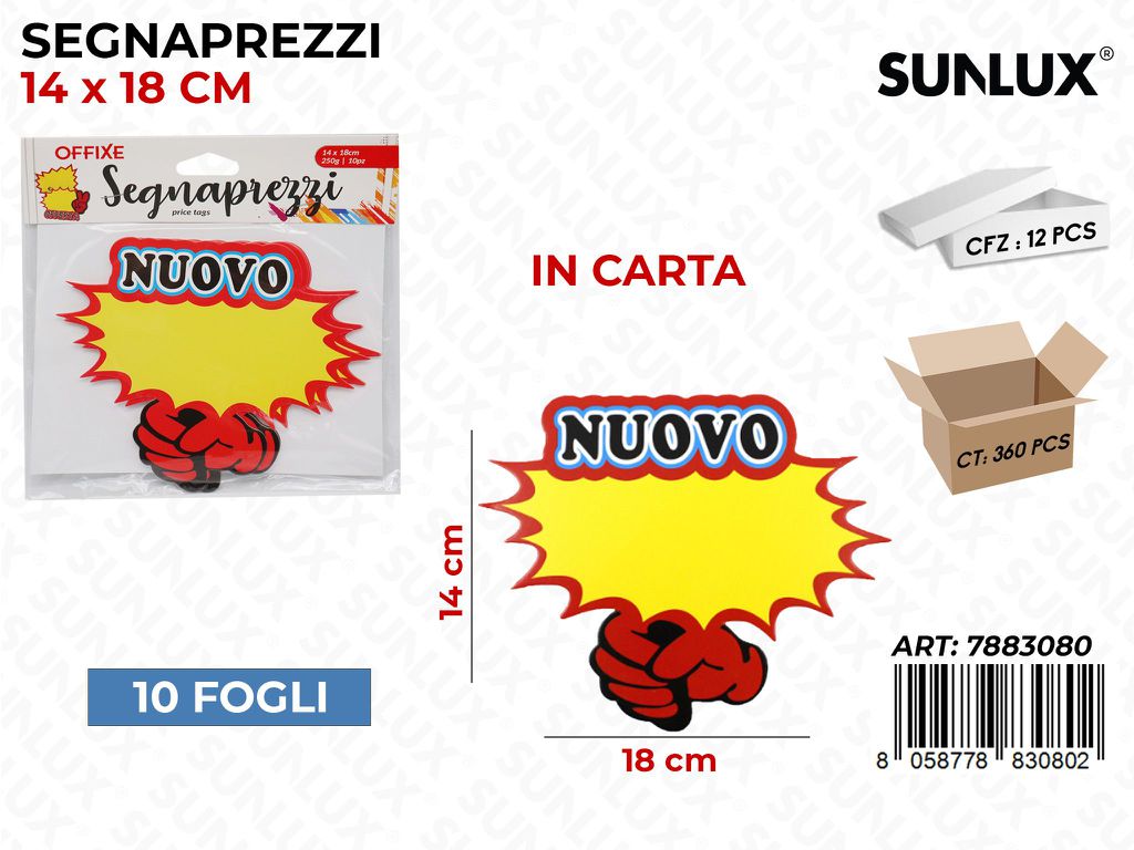 SEGNAPREZZI 14*18CM 250GR 10PCS/ PZ DA 12**