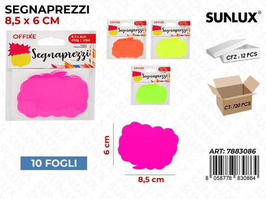 SEGNAPREZZI COL. ASS. 8.5*6CM 250GR 10PCS/ PZ DA 12**