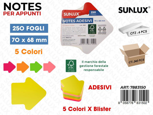 70*68 Blocco Segnapagina 250FF