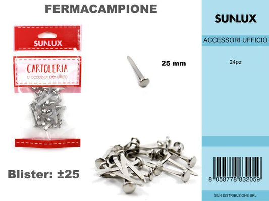 Fermacampione 25MM-25PC