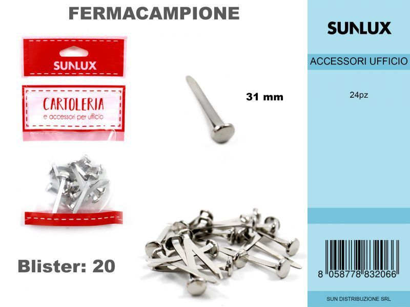 Fermacampione 31MM-20PC