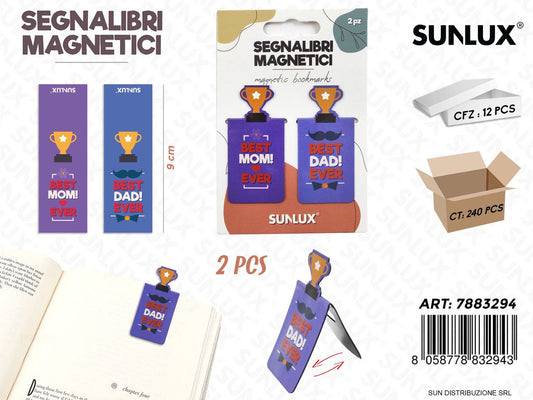 SEGNALIBRI MAGNETICI 2PCS ASS. 9CM /PZ DA 12**