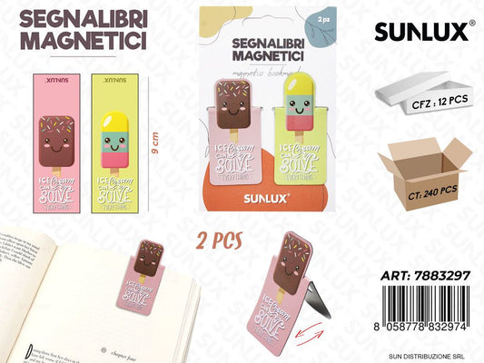 SEGNALIBRI MAGNETICI 2PCS ASS. 9CM /PZ DA 12**